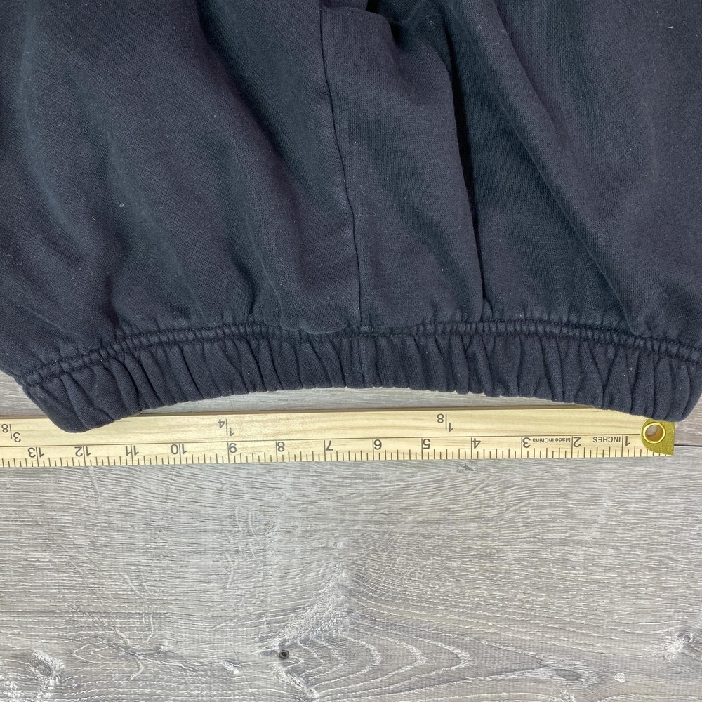 Elevation Church YTHX Sweat Shorts Men's XL Wide Leg Fleece Black Y2K streetwear - Picture 6 of 10